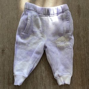 Cozy Baby roots light purple tie dye sweatpant
